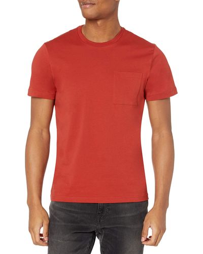 Goodthreads The Perfect Crewneck Short-Sleeve Cotton Fashion-t-Shirts - Rot