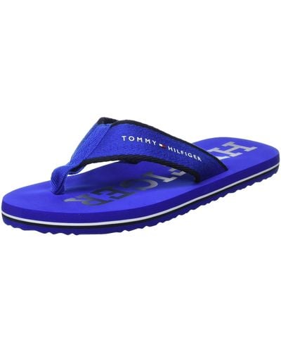 Tommy Hilfiger Tongs Classic Beach Sandal Claquettes - Noir