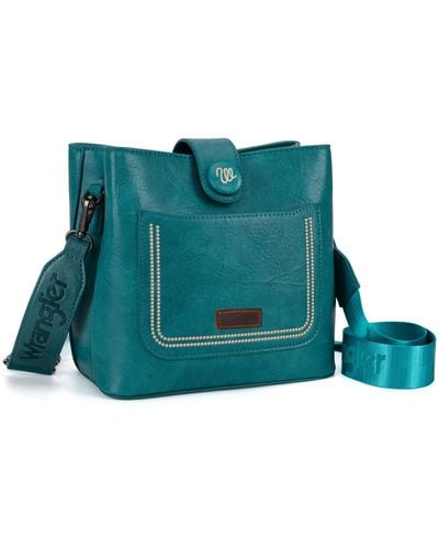 Wrangler Crossbody Purses For Handbags And Shoulder Bag For Ladies - Green