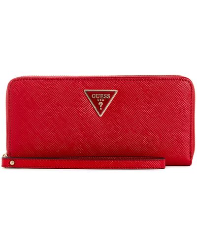 Guess Laurel SLG Card & Co Sac femme - Rouge