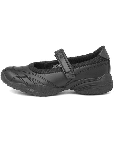 Skechers Velocity - Pouty, Zapatillas Niñas, Negro (BLK Black Smooth /Trim), 29 EU