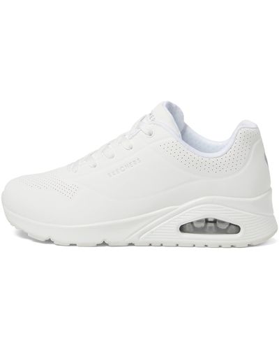 Skechers 73690 Uno Stand On Air Sk Smooth Sneakers - White