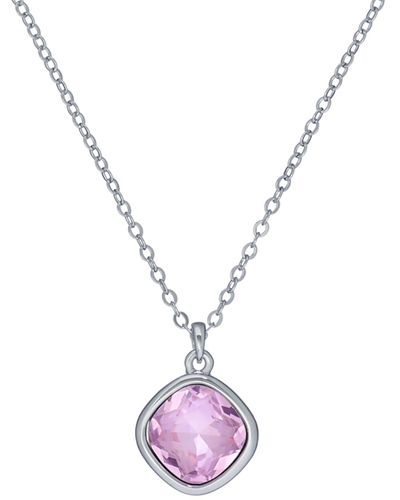 Ted Baker London Crastel Crystal Pendant Necklace For - Pink