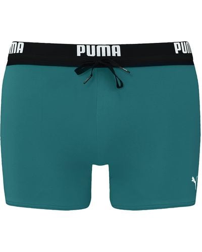 PUMA Logo Swim Trunk - Verde