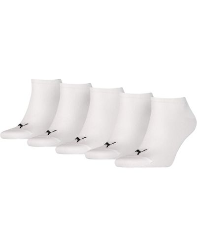PUMA _adult Plain Sneaker-trainer Socks - White