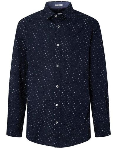 Pepe Jeans Hombre Formby Camisa - Azul
