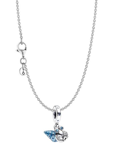 PANDORA Halskette Leuchtender Einsiedlerkrebs Set 15817 - Blau