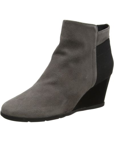 Geox D Inspiration Wedge C Stiefel - Schwarz