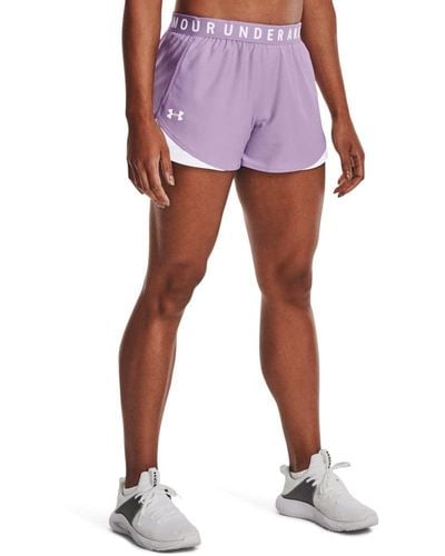 Under Armour Play Up 3.0 Shorts - Purple