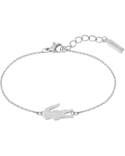 Lacoste Bracelet en Chaîne pour Collection CROCODILE - 2040046 - Noir