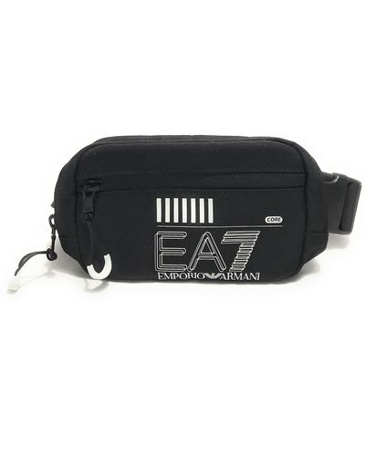 Emporio Armani Borsa marsupio uomo EA7 train core pouch bag small shoulder bag black/white logo UBS23EA11 245082 CC940 Piccola - Noir