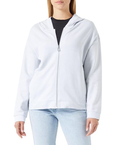 Geox W Sweater Felpa - Bianco