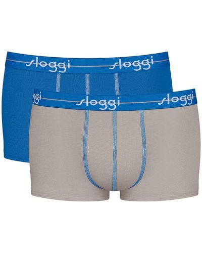 Sloggi Men Start Hipster C2P Box sous-vêtement - Bleu