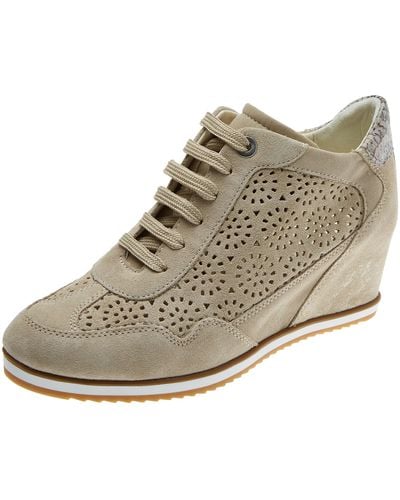Geox D Illusion B Trainers - Natural