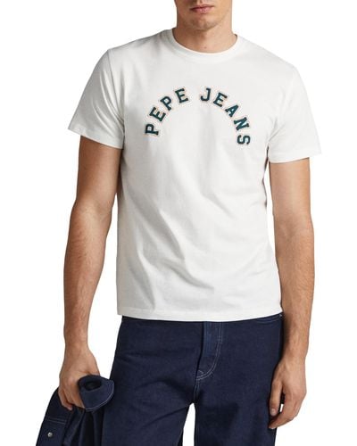 Pepe Jeans Maglietta Westend T-Shirt - Bianco