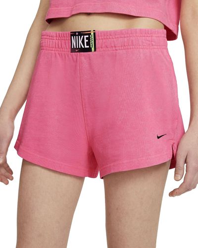 Nike Patch Shorts - Pink