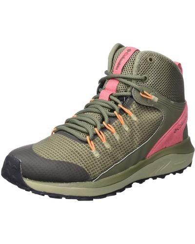 Columbia S Trailstorm Waterproof Mid Rise Trekking And Hiking Boots - Green