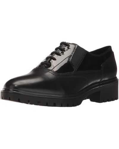 Geox Damen D Peaceful H Oxford - Schwarz