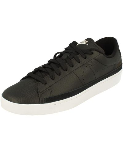 Nike Blazer Low X Leather Trainers Trainers Shoes Da2045 - Black