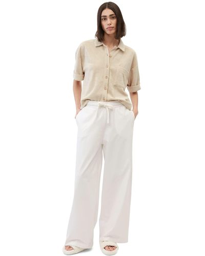Marc O' Polo 204300319149 Pantaloni Eleganti da Uomo - Bianco