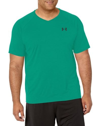 Under Armour Tech 2.0 V-neck Short-sleeve T-shirt, - Green