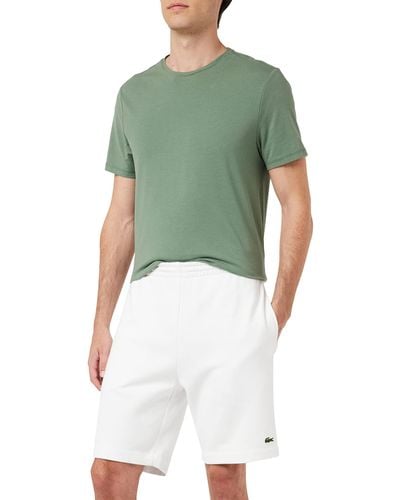 Lacoste Gh9627 Pantalones Cortos de Vestir - Verde