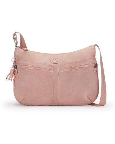 Kipling Izellah Crossbody Bags - Pink