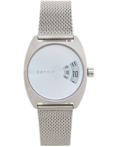 Esprit Analog Quarz Uhr mit Edelstahl Armband ES1L036M0075 - Mettallic