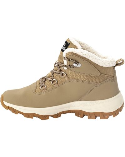 Jack Wolfskin Everquest Texapore Mid Hiking Shoe Backpacking Boot - Natural