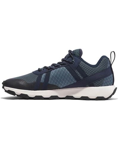 Timberland Low Lace Up Trainer - Blue