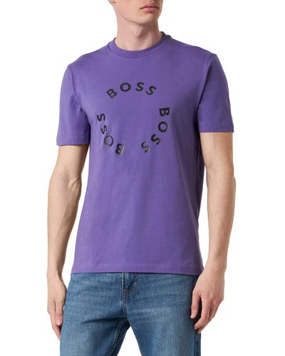 BOSS BOSS tee 4 Camiseta - Morado