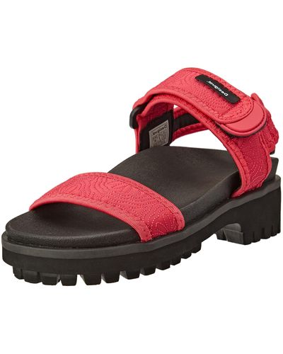 Desigual Shoes_track Sanda Flat Sandal - Red