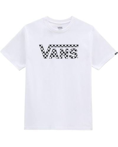 Vans Checkered T-Shirt - Bianco