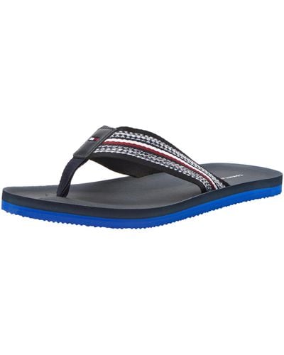 Tommy Hilfiger Comfort Hilfiger Beach Sandal Flip Flop - Black