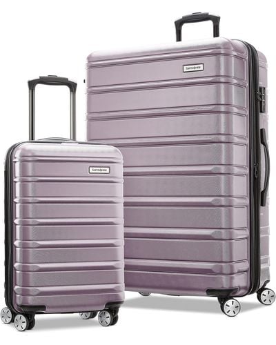 Samsonite Omni 2 Hardside Expandable Luggage With Spinner Wheels 2-piece Set - Purple