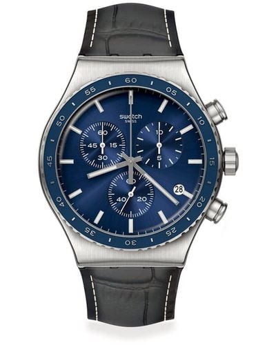 Swatch Analog-Digital Automatic Uhr mit Armband S7262987 - Blau