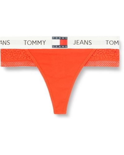 Tommy Hilfiger String Heritage Thong Tanga - Orange