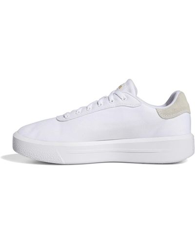 adidas Court Platform Cln - Bianco