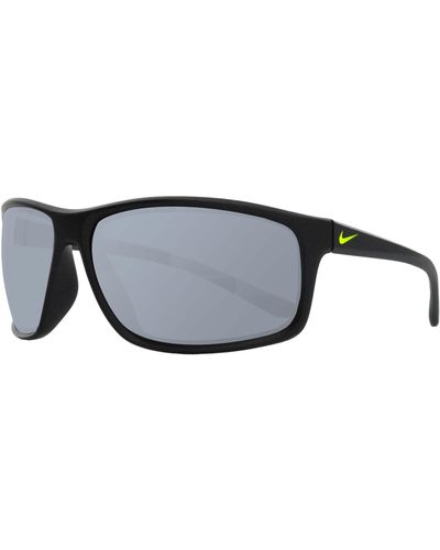 Nike Sunglasses Adrenaline Ev 1112 007 Mt Black/volt/grey W/silv Fl