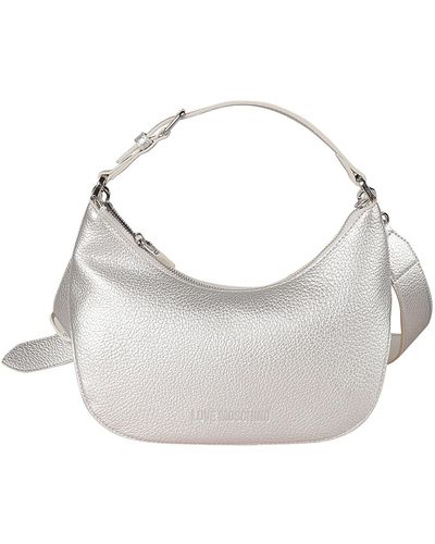 Love Moschino Damen Hobo Bags silver - Mettallic
