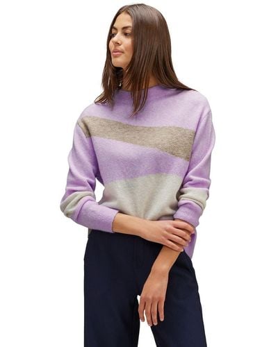 Street One Pullover mit Streifen - Lila