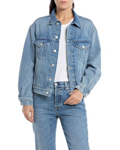 Replay W311 Veste en Jean - Bleu