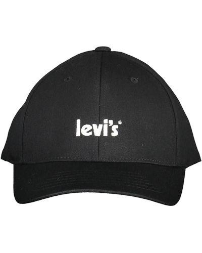 Levi's Poster Logo Flexfit cap Cappellino da Baseball - Nero