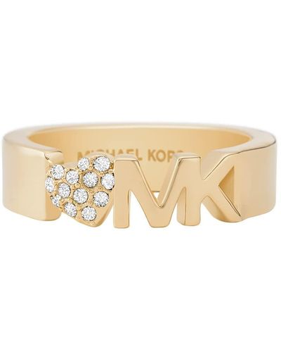 Michael Kors Fashion GoldTone Stainless Steel Center Focal Ring   MKJX7856710002  Watch Station