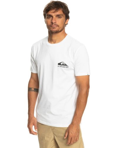 Quiksilver T-Shirt for - T-Shirt - Männer - S - Weiß