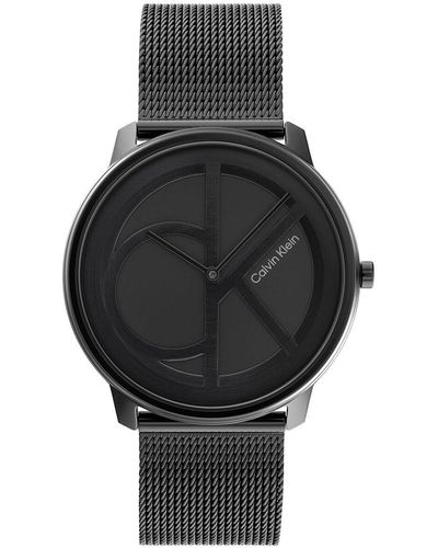 Calvin Klein 's Analog Quartz Watch with Stainless Steel Strap 25200028 - Negro