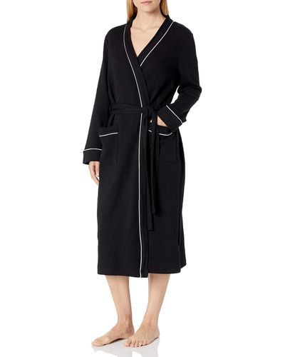 Buy NY Threads Lightweight Women Dressing Gown, Soft Cotton Blend Kimono  Robe Perfect for Loungewear and Sleepwear, Black, M at Amazon.in