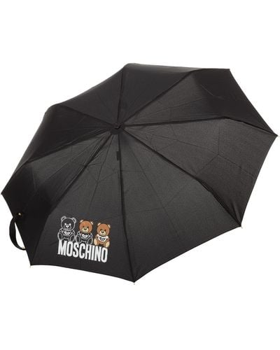 Moschino Damen Regenschirm black - Schwarz