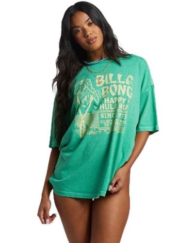 Billabong Hula Hut Oversized T-shirt - Green