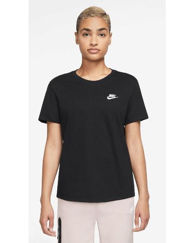 Nike Sw Club T-shirt - Zwart